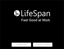 Tablet Screenshot of lifespanworkplace.com